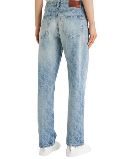 Jeans anni 90' con logo Calvin Klein Jeans | LV047F678G1WX